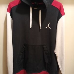 Jordan Black, Red, and White Hoodie